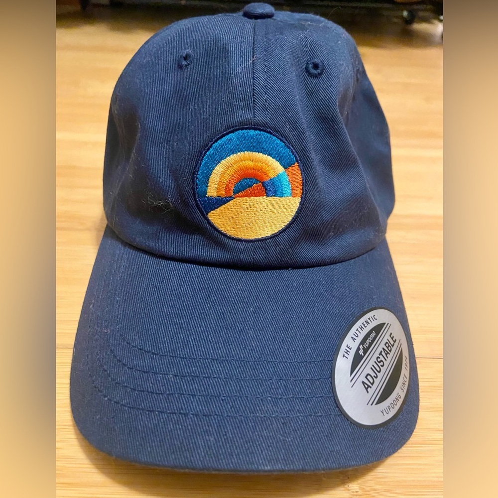 Retro Abstract Rainbow Dad Hat